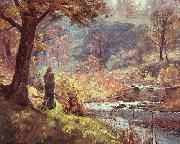 Theodore Clement Steele Morning by the Stream USA oil painting reproduction